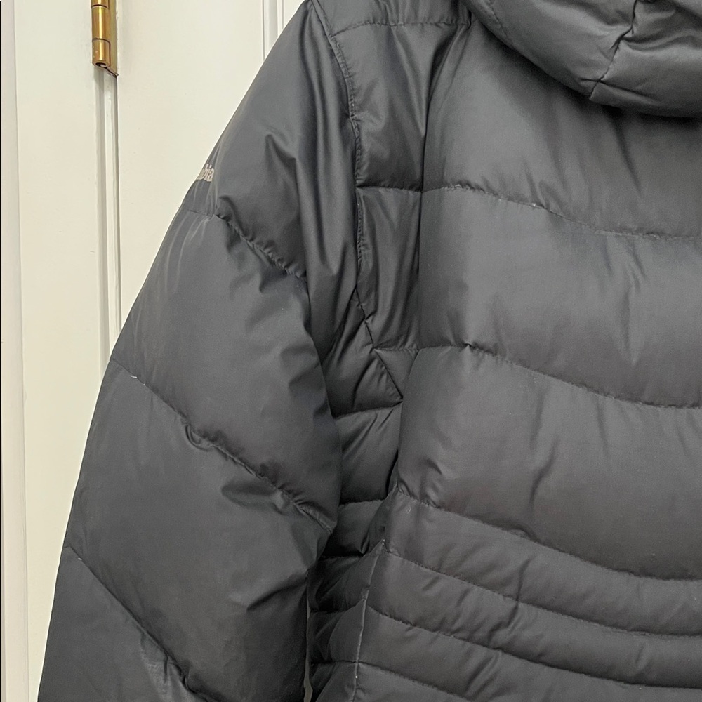 Columbia Black Duck Down Feathers Outdoor Winter Jacket - Size Large - Picture 9 of 16